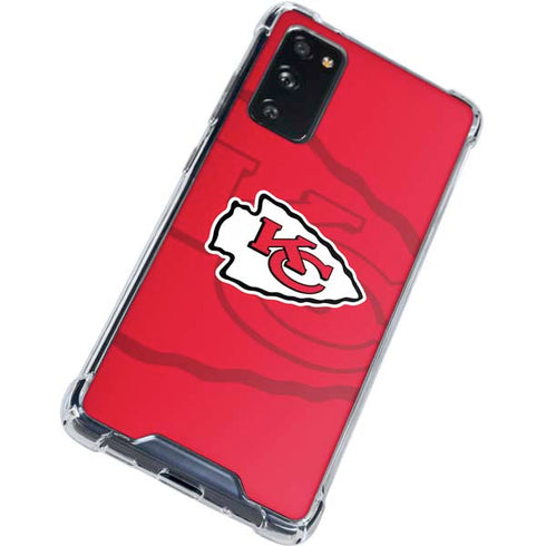 NFL Kansas City Chiefs Double Vision Galaxy S20 FE Clear Case